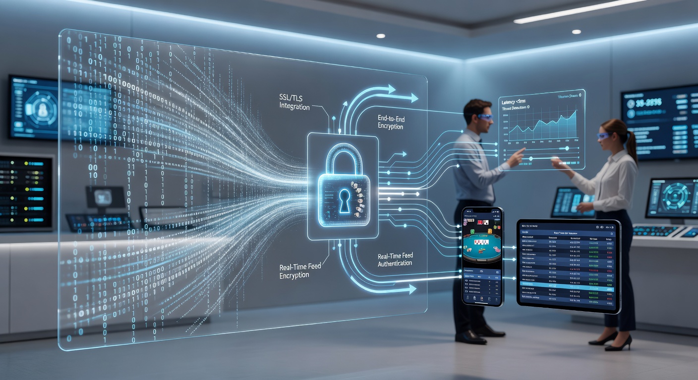 Advanced encryption protocols securing real-time data feeds in virtual poker tournaments and mobile sports wagering