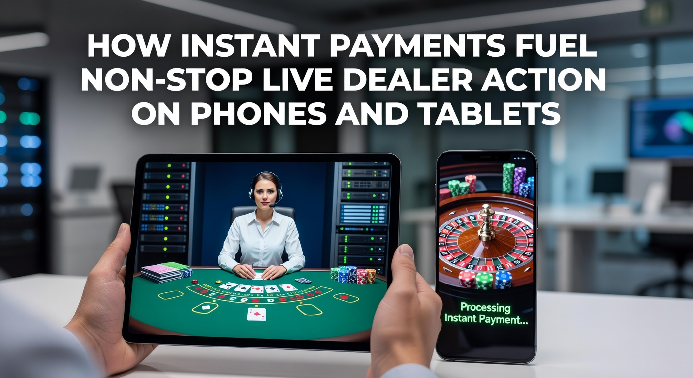 Smartphone screen showing a live roulette dealer with instant deposit buttons highlighted, capturing the seamless mobile gaming experience